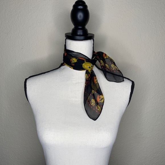 Vintage Accessories - Vintage tweety bird scarf